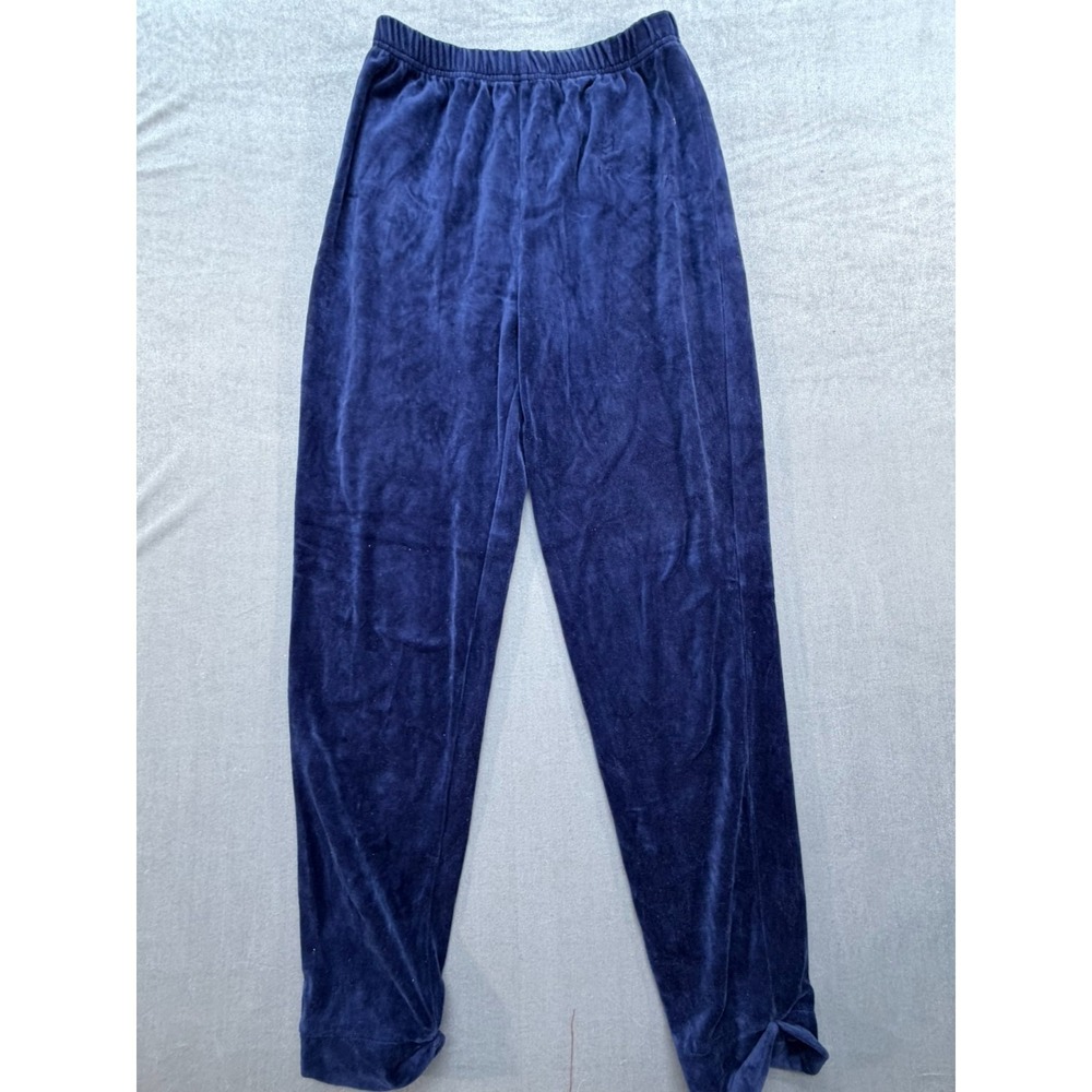 Vintage Crest City Women Sweatpants Blue Size Small Cotton Polyester Blend